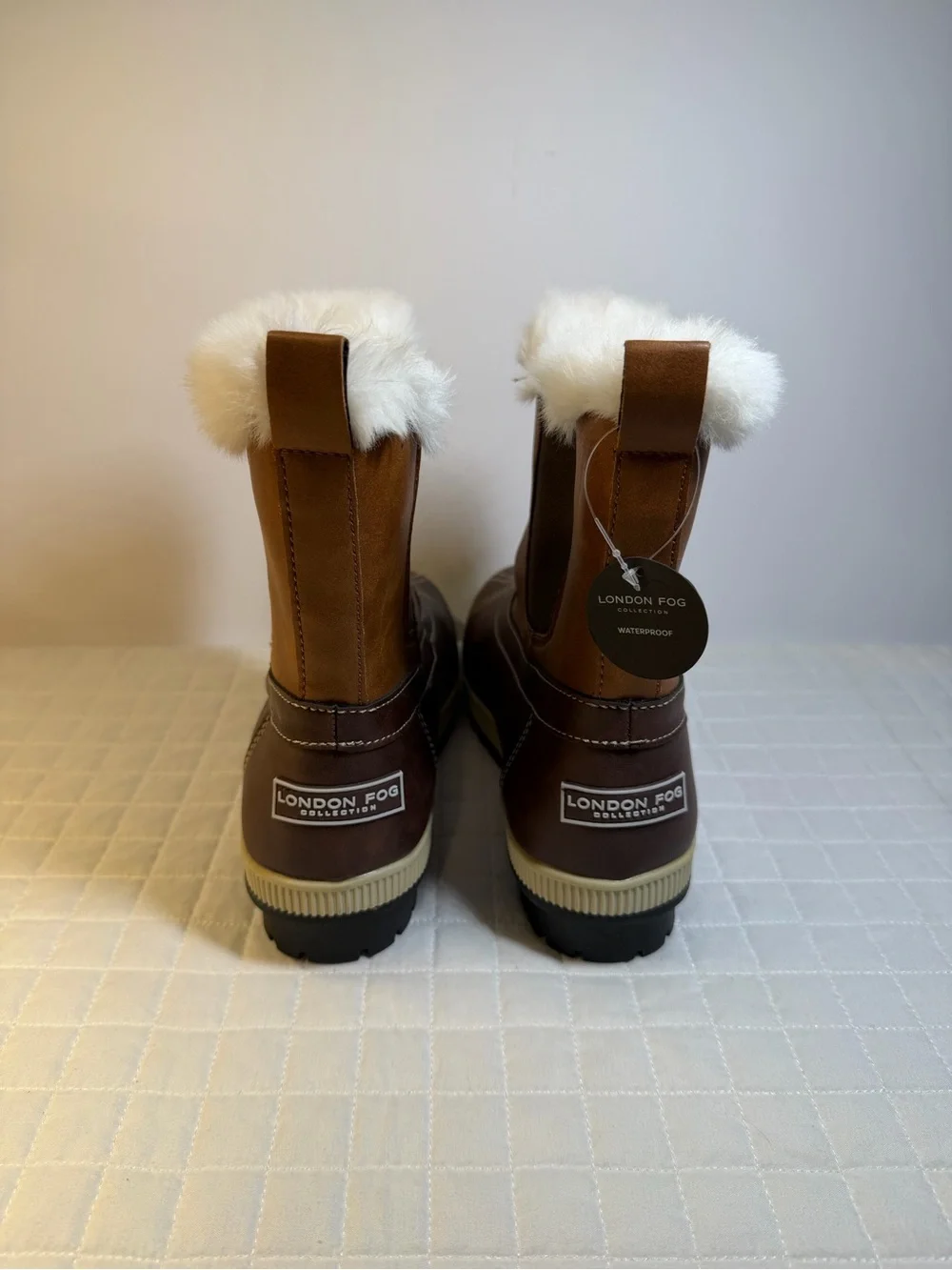 London Fog Mildred Waterproof Winter Snow Boots Women’s Size 9 Brown New Tags